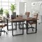 Flash Furniture Redmond 48x30 Conf Tbl w/1in. Thick Dbl Sided Laminate Tbl Top w/PVC and U-Frame Steel Bse, Walnut MT-M4830-WLT-UBF-GG - alternate 7